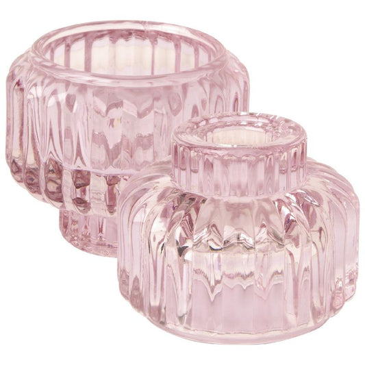 Castiçal rosa