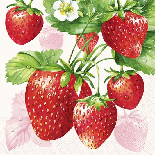 Guardanapos strawberry frui...
