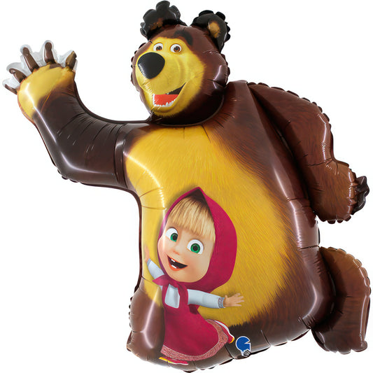 Balão Masha e Urso 107cm