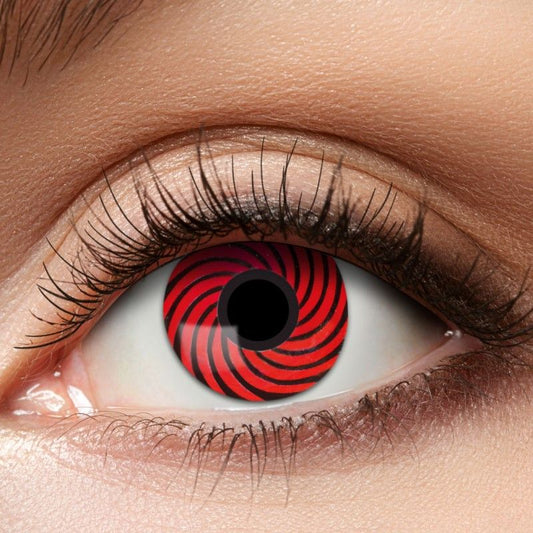 Lentes Espiral Vermelho e P...
