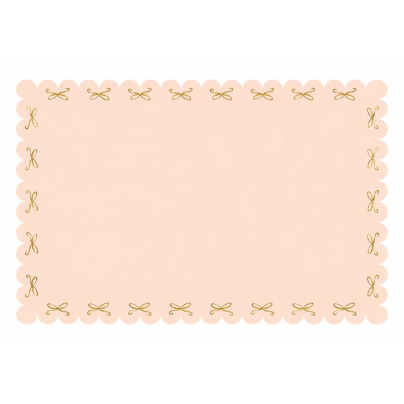 Toalha de Mesa Pessego c/Laços