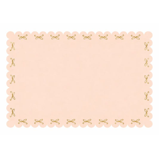 Toalha de Mesa Pessego c/Laços