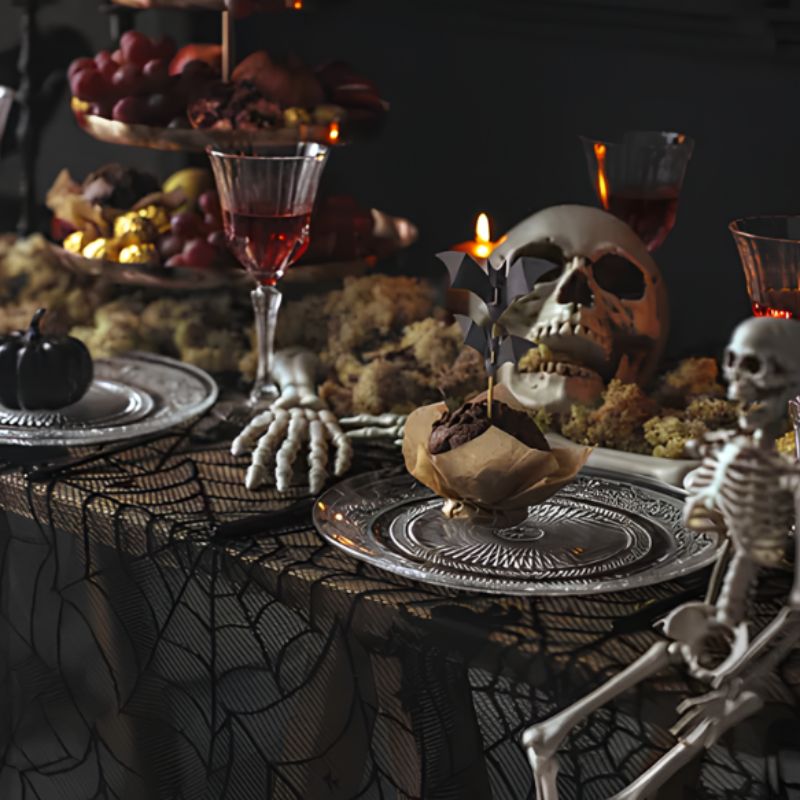 Toalha de Mesa Teia de Aranha