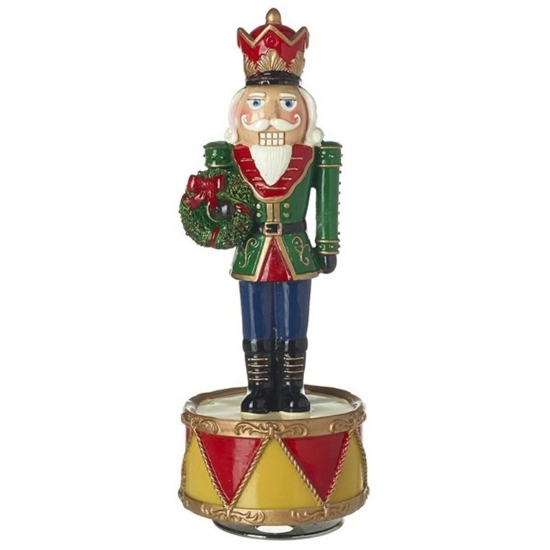Nutcracker musical com coroa 21cm