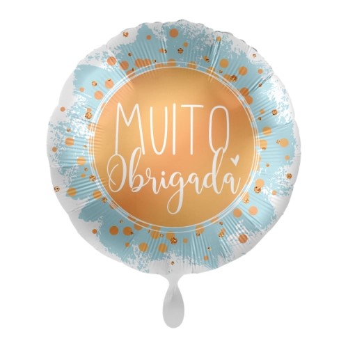 Balão Metálico Muito Obrigada