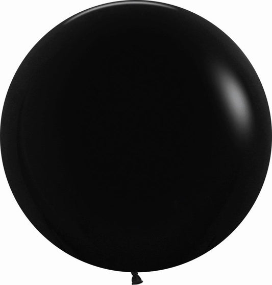 Balões Látex Preto 61cm 10uni