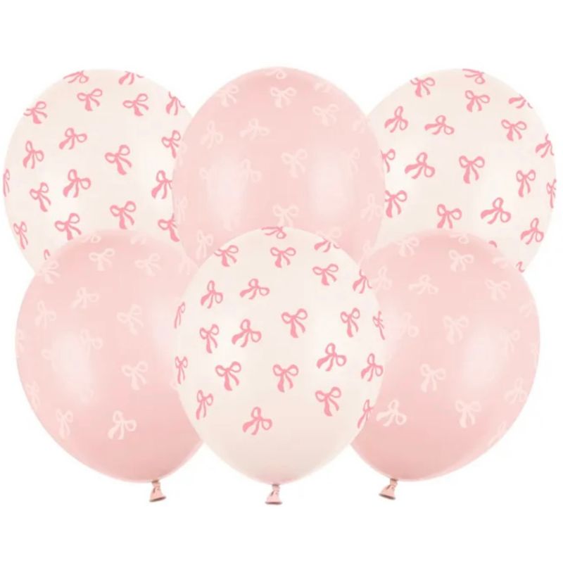 Balões Laços rosa