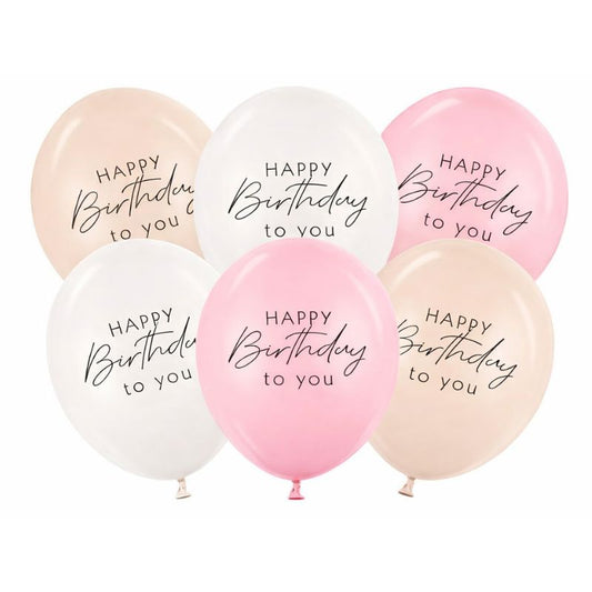 Balões Happy Birthday To You