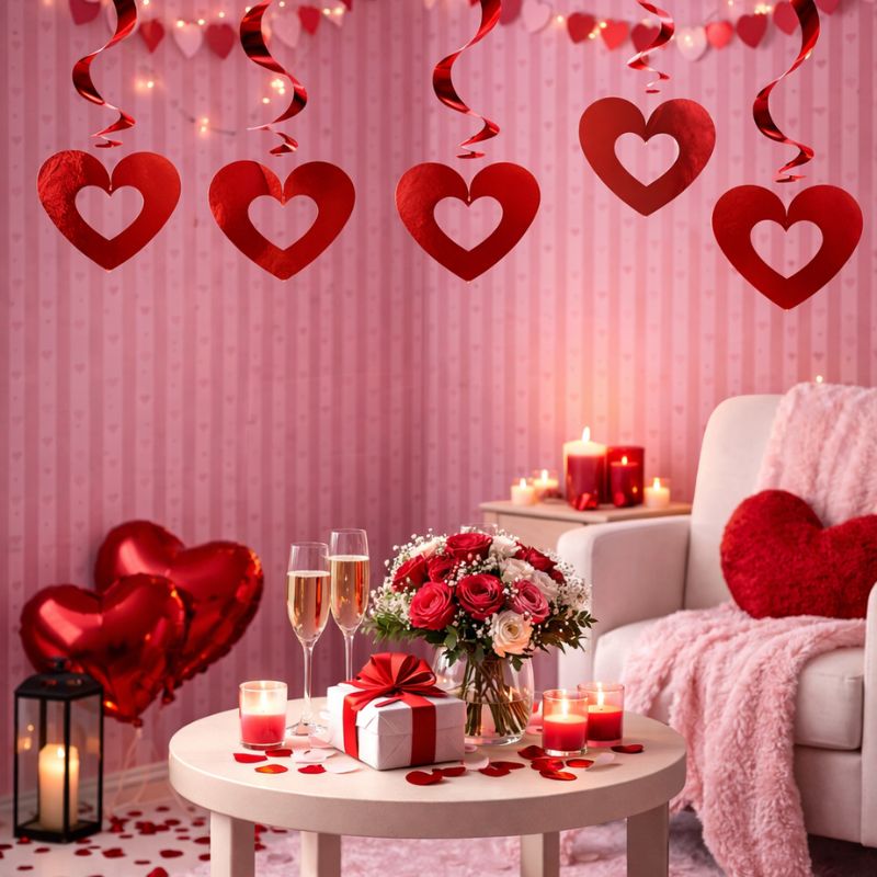 Corações Pendentes 60cm