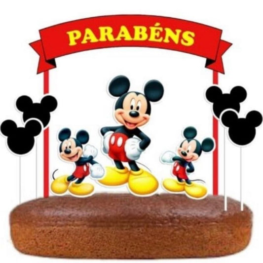 Topo de Bolo Mickey