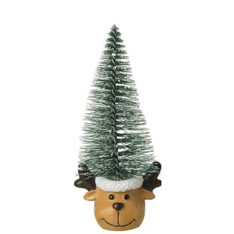 Mini pinheiro natal c/ rena 13cm