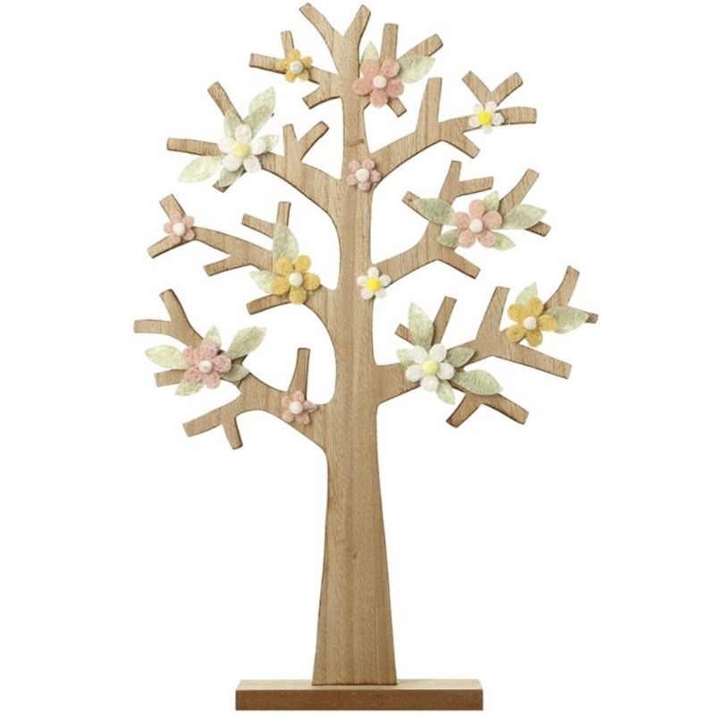 Arvore com flores 41cm