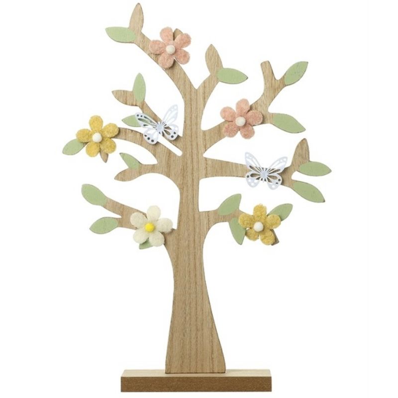 Arvore com flores 31cm