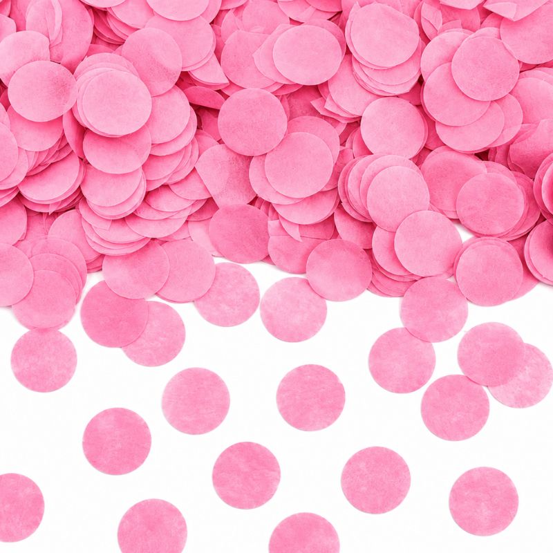 Canhão Confettis Rosa 60cm