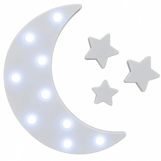 Lua e Estrelas c/ Luz