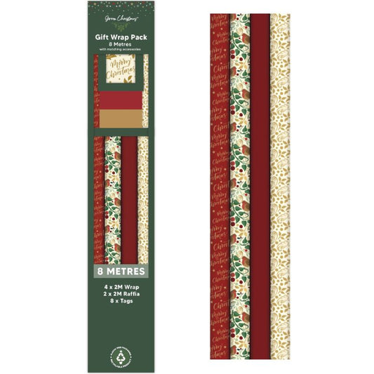 Conj papel, rafia e etiquetas