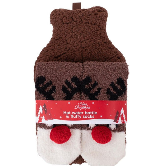 Saco agua quente e meias ru...