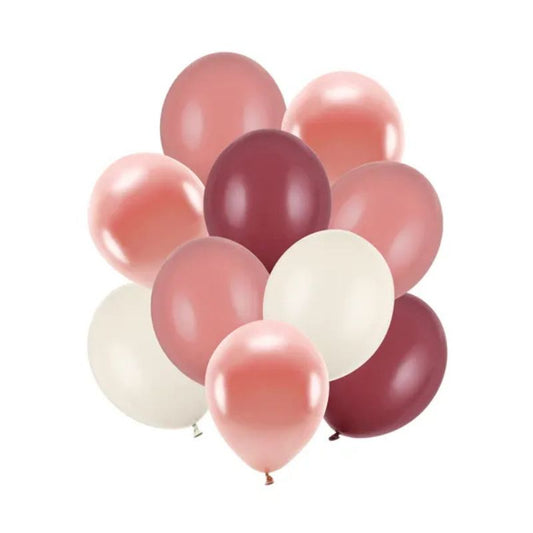 Balões Latex Sortido Tons Rosa