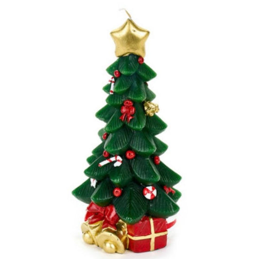 Vela pinheiro de natal 16,5cm